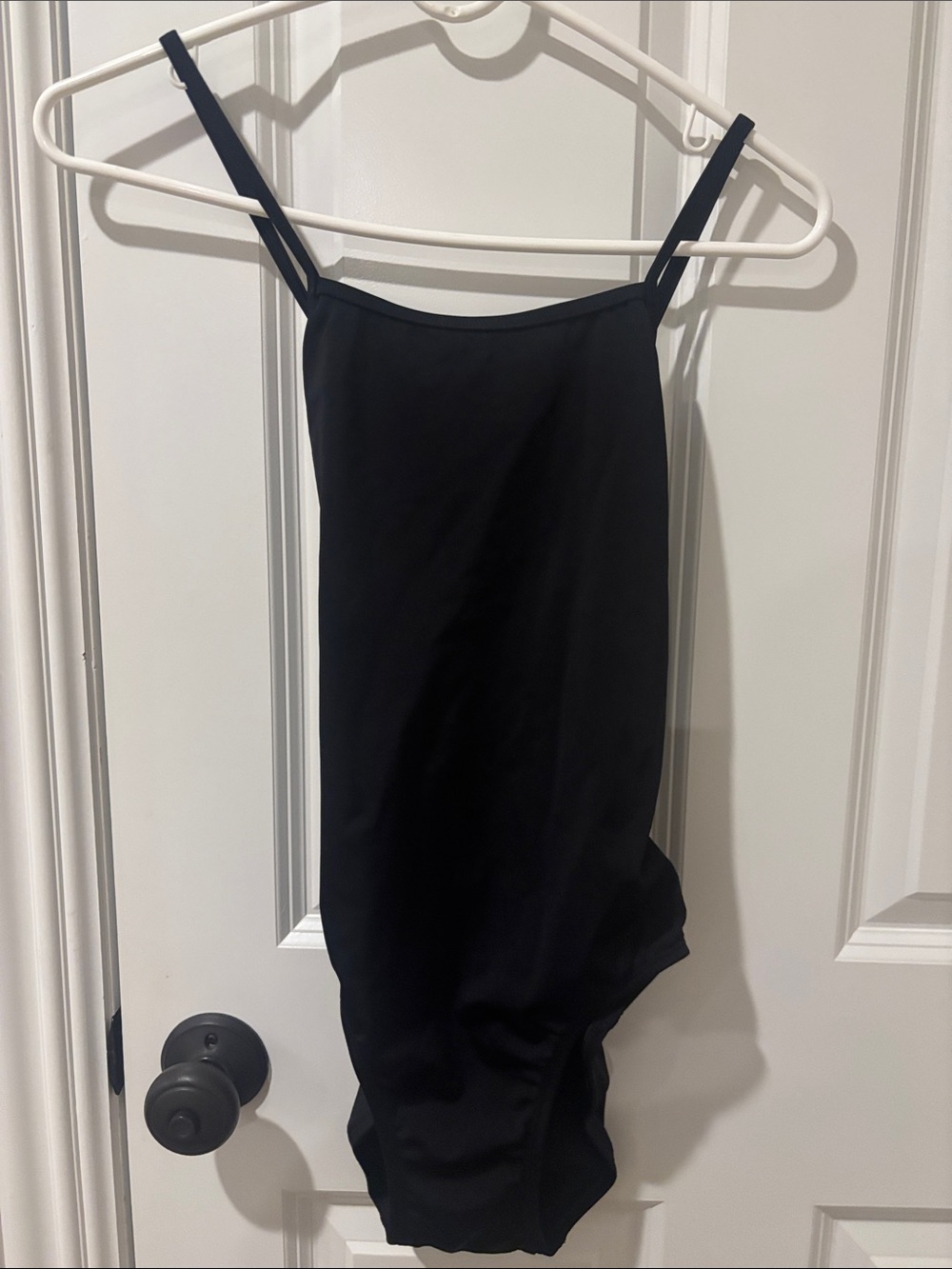 Jolyn “Marie” Black One-Piece Swim Suit with Thin Straps